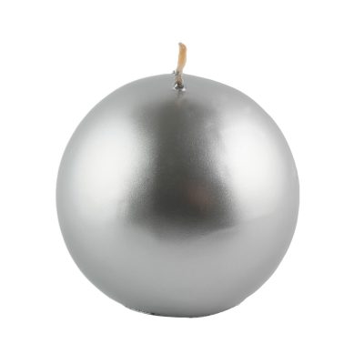 Top Mum - Kokusuz - Metalik Gümüş Renk - 10 cm 99616 8682998809616