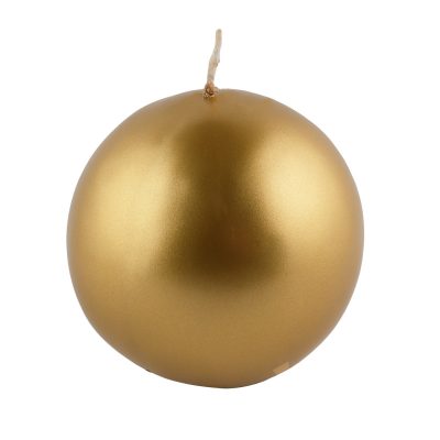 Top Mum - Kokusuz - Metalik Altın Renk - 10 cm 99609 8682998809609
