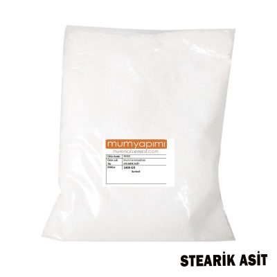 Stearik Asit -1 kg Beyaz Renk - Kokusuz - 99900 8682998826217