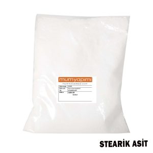Parafin - Stearik Asit - Hammadde Parafin İçin - Beyaz Renk - Kokusuz - 1 kg 99900 8682998826217